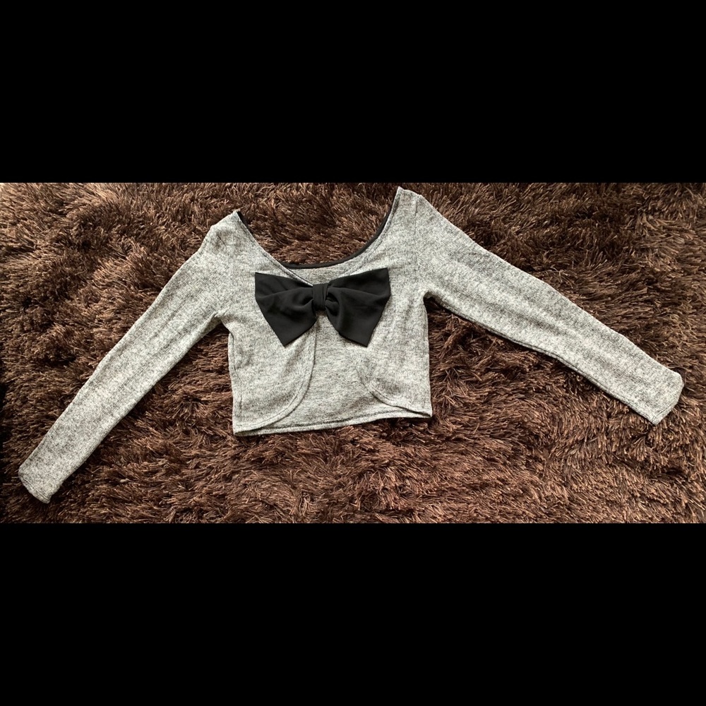 ShopHopes Open Bow Back Top